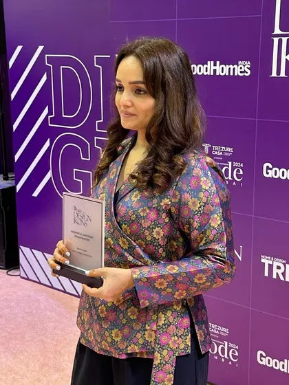 I was incredibly honored to receive the Design Ikons award for Residential Apartment Design. This achievement is a reflection of my team's hard work and the trust of my amazing clients.