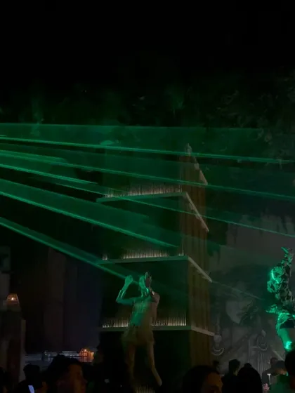 The laser show at a club in Dubai is always next level. Missing the energy of this amazing city.