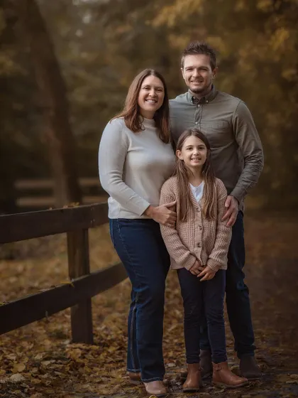 Another lovely family pose from this autumn session. I always aim to provide a variety of shots, from playful and candid to more formally posed portraits.
