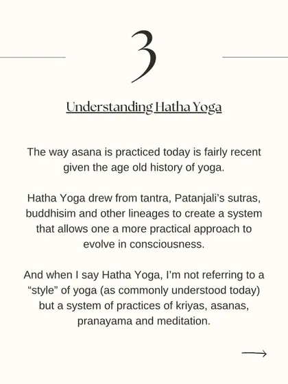 Understanding Hatha Yoga. It's not just a "style" of yoga but a complete system of practices, including kriyas, asanas, and pranayama, designed to create a practical path towards higher awareness.