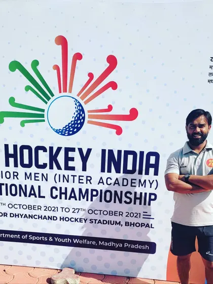 A big round of applause for our coach at the 1st Hockey India Junior Men National Championship. Without dedicated coaches, players can never succeed.