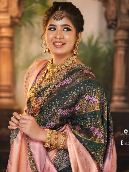 A happy, confident bride. My goal is to make every client feel her absolute best, a principle I instill in all my students.