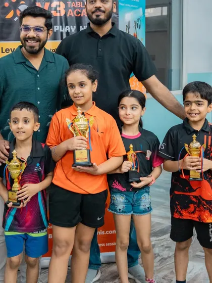Celebrating the youngest winners of our tournament. I believe in giving even our smallest players the chance to experience competition and taste victory.