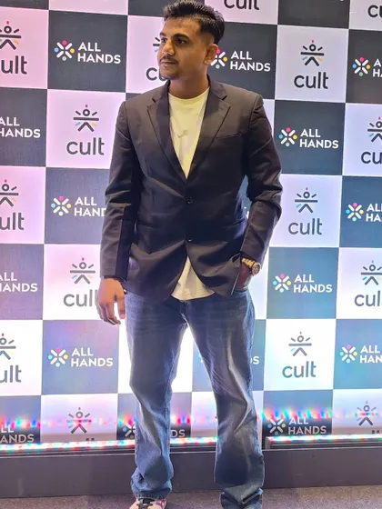 Here I am at a Cult 'All Hands' event. Being part of a family that is passionate about fitness is incredibly motivating and inspiring.