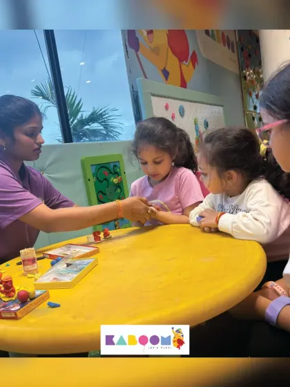 Watch as little hands get creative during our Ganesh Chaturthi workshop. Here, children are learning to sculpt their own eco-friendly Ganesha idols from clay with guidance from our friendly staff.