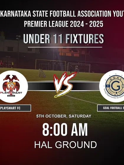 Our U-11 team hits the field this Saturday against Goal Football School.