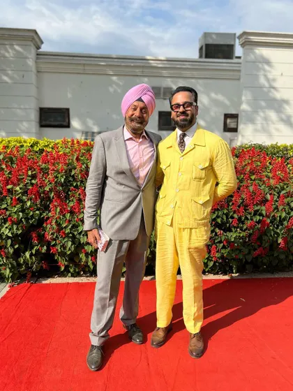 With my mentor, Senior Advocate Amit Singh Chadha. He spotted my potential, took me under his wing, and inspired me to strive for greatness. I am forever grateful for his guidance.