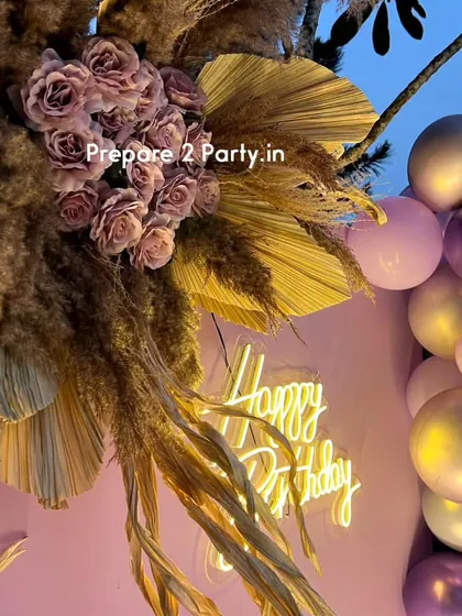 My 21st birthday decorations range from bold and modern to soft and elegant. I use marquee numbers, custom backdrops, and sophisticated balloon arrangements to mark this special occasion.