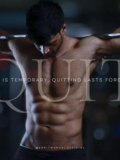 Pain is Temporary, Quitting Lasts Forever. This quote is a reminder to push through the discomfort of training because the regret of giving up is far worse.