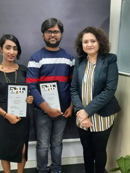 Our graduates from the L'Oréal ARTH diploma program, equipped with the latest industry techniques and knowledge.