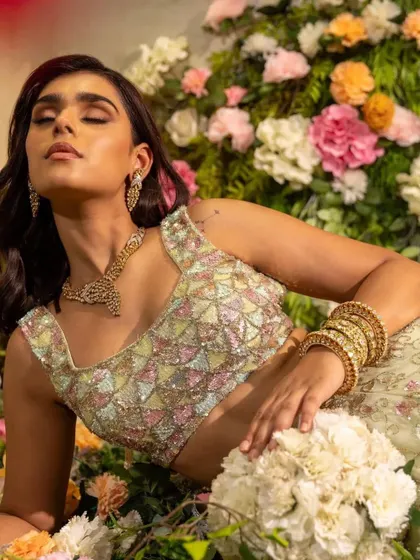 A final artistic shot, capturing a moment of serene beauty amidst the flowers.