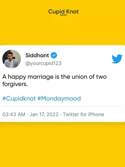 A happy marriage is the union of two good forgivers. This is a simple but powerful truth we believe in.
