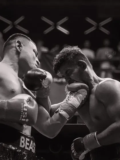 An uppercut that tells a story of power and precision. We ensure our fights are well matched to deliver this level of action and entertainment for the fans.