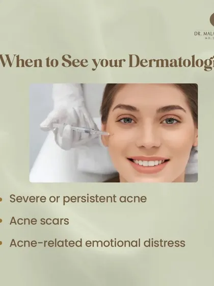 Adult acne can significantly impact self-esteem. It is important to know when to see a dermatologist, especially for severe or persistent acne, scarring, or acne-related emotional distress.