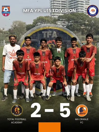 A hard-fought battle against MH Oranje FC, resulting in a 2-5 loss for our U15 team.