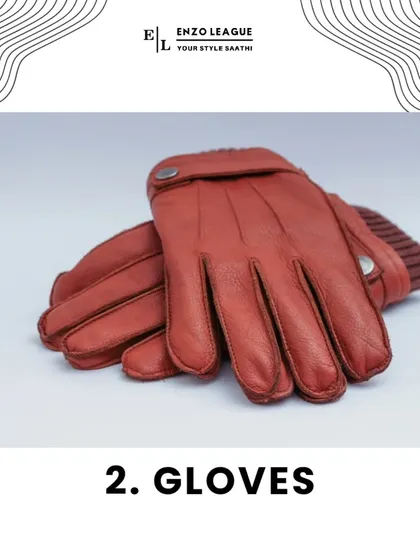 A good pair of gloves, like these leather ones, is both functional and fashionable. They protect your hands from the cold while adding a touch of sophistication to your winter coat.