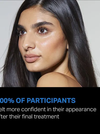 Clinical studies confirm the effectiveness of HydraFacial, with 100% of participants feeling more confident in their appearance after their final treatment.