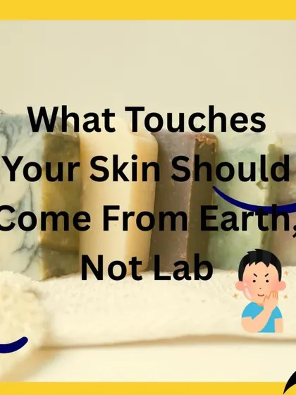 What touches your skin should come from the earth, not a lab. This is the core philosophy behind every single product I make.