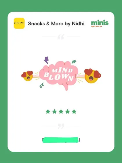 I love seeing this kind of enthusiastic feedback. It tells me I'm on the right track with providing delicious and high-quality snacks.