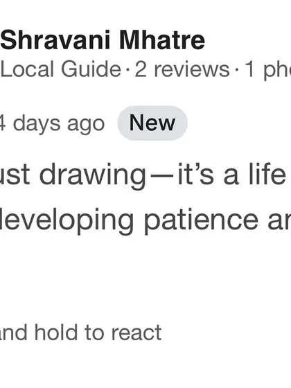 This review from a parent points out that our classes teach more than just drawing. They help children develop life skills like patience and focus, which are benefits that extend far beyond the art class.