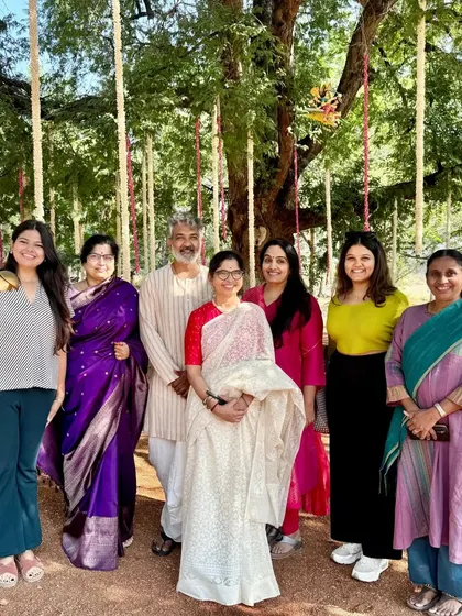 It was an honor to design for this wonderful family. Pictured here with the hosts, my team and I are grateful for the amazing experience and the chance to create something truly beautiful.