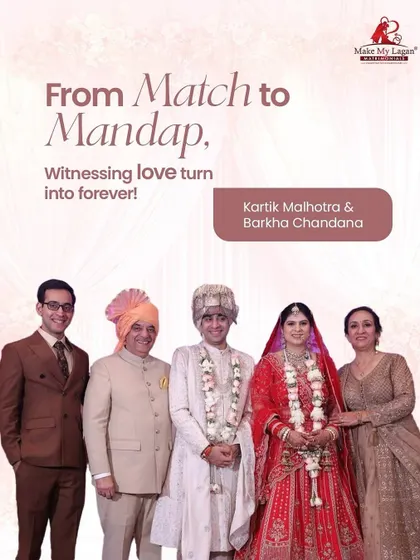 From a match to the mandap, we are thrilled to witness the love story of Kartik and Barkha. This is a testament to what happens when a connection is rooted in shared values and mutual respect.