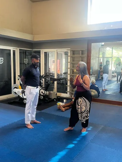 We take wellness seriously. In our monthly sessions with our wellness mentor, we learn to become the best versions of ourselves. This session focused on empathy through an activity called 'Moccasin Walk,' or walking in someone else's shoes.