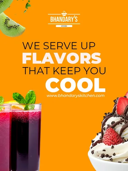 I offer a wide range of colorful and cooling beverages to complement any menu. This includes fresh juices, smoothies, and gourmet ice creams, all designed to keep your guests happy and refreshed.