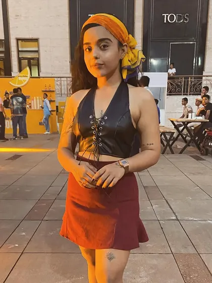 A post about my love for slow fashion and conscious style. What I wear is an extension of my art. This look is from my 'Nostalgic Summer' tour.