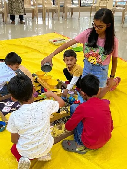 This is a collection of additional photos from my events. They show more of the setups, materials, and happy children in action.