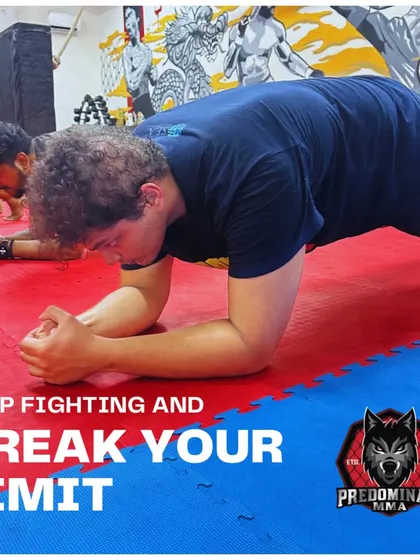 Keep fighting and break your limit. The plank is a fundamental core exercise we incorporate into every training program to build stability and strength from the inside out.