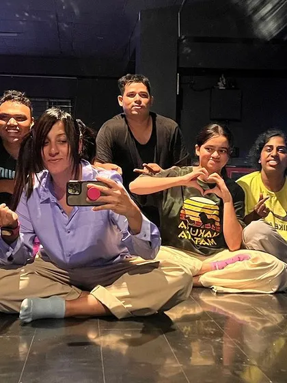 Another happy moment with my students. The bond we share in the studio is unbreakable. They are the best.
