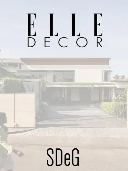 We were honored to have our project, Villa Shakthi, featured by Elle Decor. This recognition highlights our studio's dedication to creating contemporary architecture that is deeply rooted in its cultural and material context.