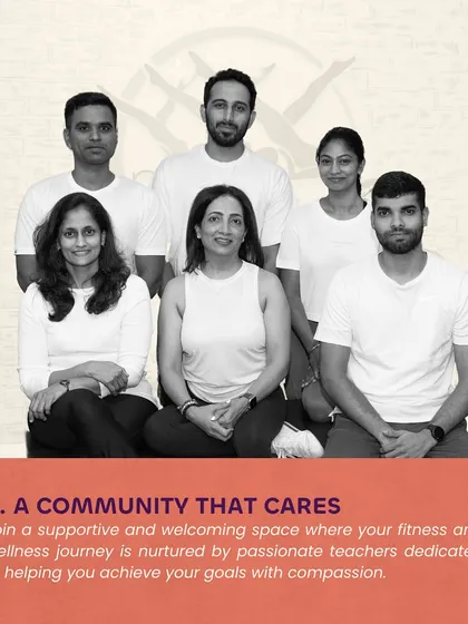 This is my team. We are a community that cares. Join a supportive and welcoming space where your wellness journey is nurtured by passionate, dedicated teachers.
