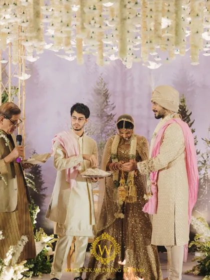 A beautiful video capturing the essence of a minimalist wedding. The decor focused on a clean palette of whites and greens, with soft, ambient lighting creating a romantic and deeply personal atmosphere.