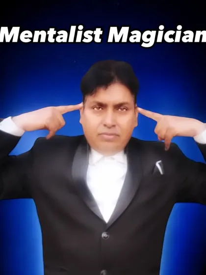 A promotional image for my mentalist act. This is the part of my show where I read minds and predict the future, leaving the audience completely baffled.