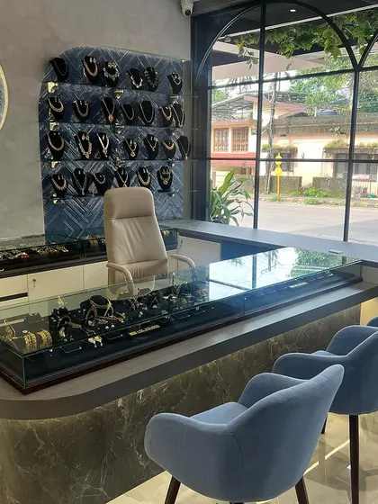 This is where the magic happens. At our main counter, you can try on different pieces and we can discuss how to customize a design to perfectly match your vision and style.
