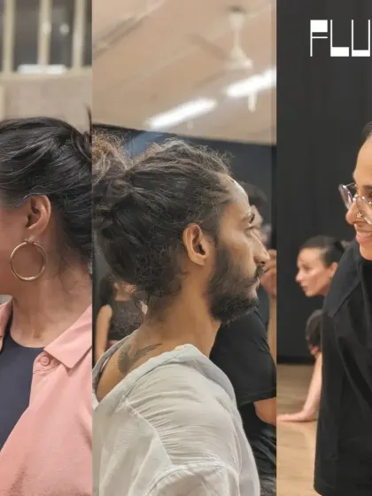 The faces of Flux and Esenco. A beautiful exchange of energy, ideas, and movement philosophies during our collaborative workshop.