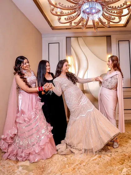 A fun, candid moment between the bride and her bridesmaids. It's an honor to be a bridesmaid, and a blessing to be a sister. I love capturing these special bonds.