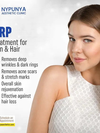 PRP is a versatile treatment for both skin and hair. For hair, it's highly effective against hair loss by rejuvenating the scalp. For skin, it helps reduce wrinkles, fade acne scars, and provides overall rejuvenation.