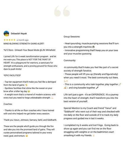 Our members consistently rate us 5 stars for a reason. These reviews highlight our knowledgeable coaches, the supportive community, effective diet plans, and the real, tangible results they see from our programs.