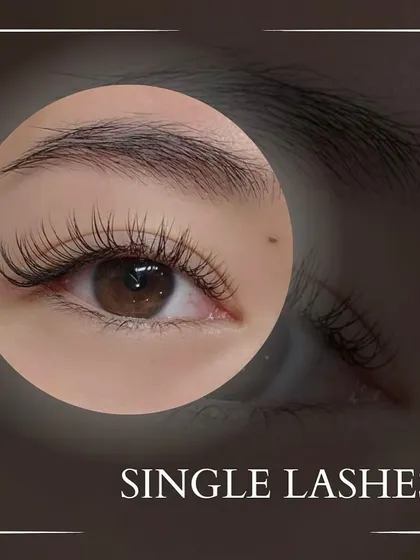 For a clean and elegant look, I recommend single lash extensions. This classic technique involves applying one extension to each natural lash, resulting in a subtle enhancement that looks incredibly natural.