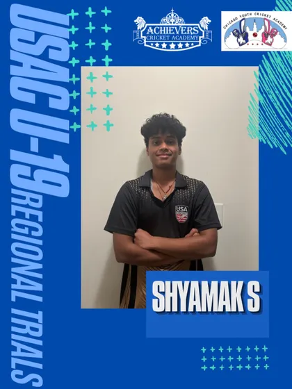 Proud moment as Shyamak S from CYCA is selected for the U-19 USAC Regional Trials. Our collaboration is creating clear pathways for young talent in the USA.