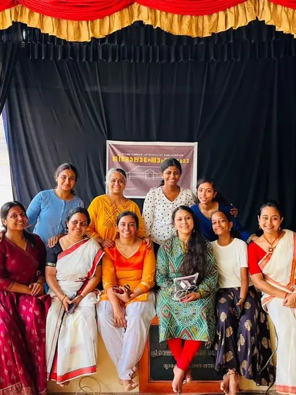 The full team and our extended family after a program. It takes a village, and we are grateful for everyone's support.