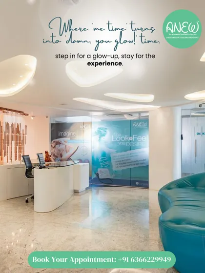 My clinic is designed to be a space where 'me time' turns into 'damn, you glow' time. I've created an experience where you can step in for a glow-up and stay for the luxurious, rejuvenating atmosphere.