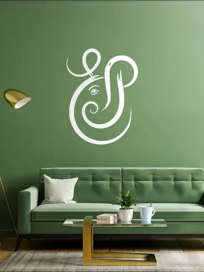 Welcome Lord Ganesha into your home with this elegant and modern line art. A perfect design for creating a peaceful and spiritual atmosphere during the festive season.