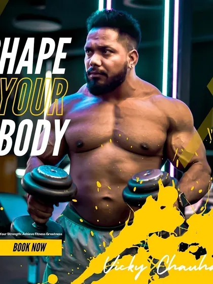 Shape your body. A promotional image.