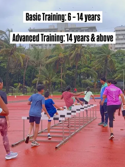 I offer structured athletics coaching for every age and skill level. My basic training program builds a strong foundation for kids aged 6 to 14, while the advanced training is for athletes 14 and older who are ready to pursue competitive excellence.