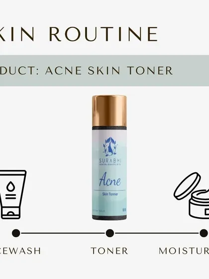 Using a targeted toner is a key step in an anti-acne routine. Our Acne Skin Toner helps to balance the skin after cleansing and prepares it for your serum and moisturizer.