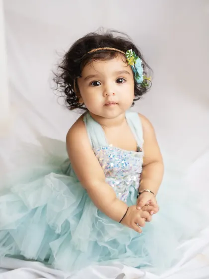 A calm and soulful portrait. Even in a simple setup, I can capture the beautiful and thoughtful expressions of your little one.
